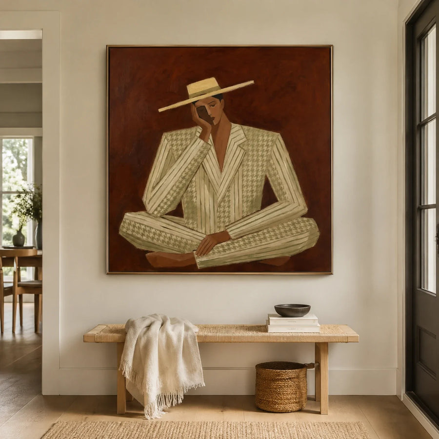 Vintage Americana Art | The Poise of Silence