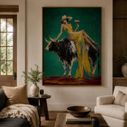 POP Art | Emerald Equinox of Untamed Grace