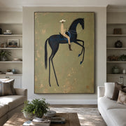 Vintage Americana Art | Midnight Poise