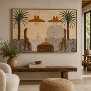 Vintage Americana Art | Palm Wine Companions