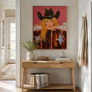 POP Art | Starry Cowgirl Portrait