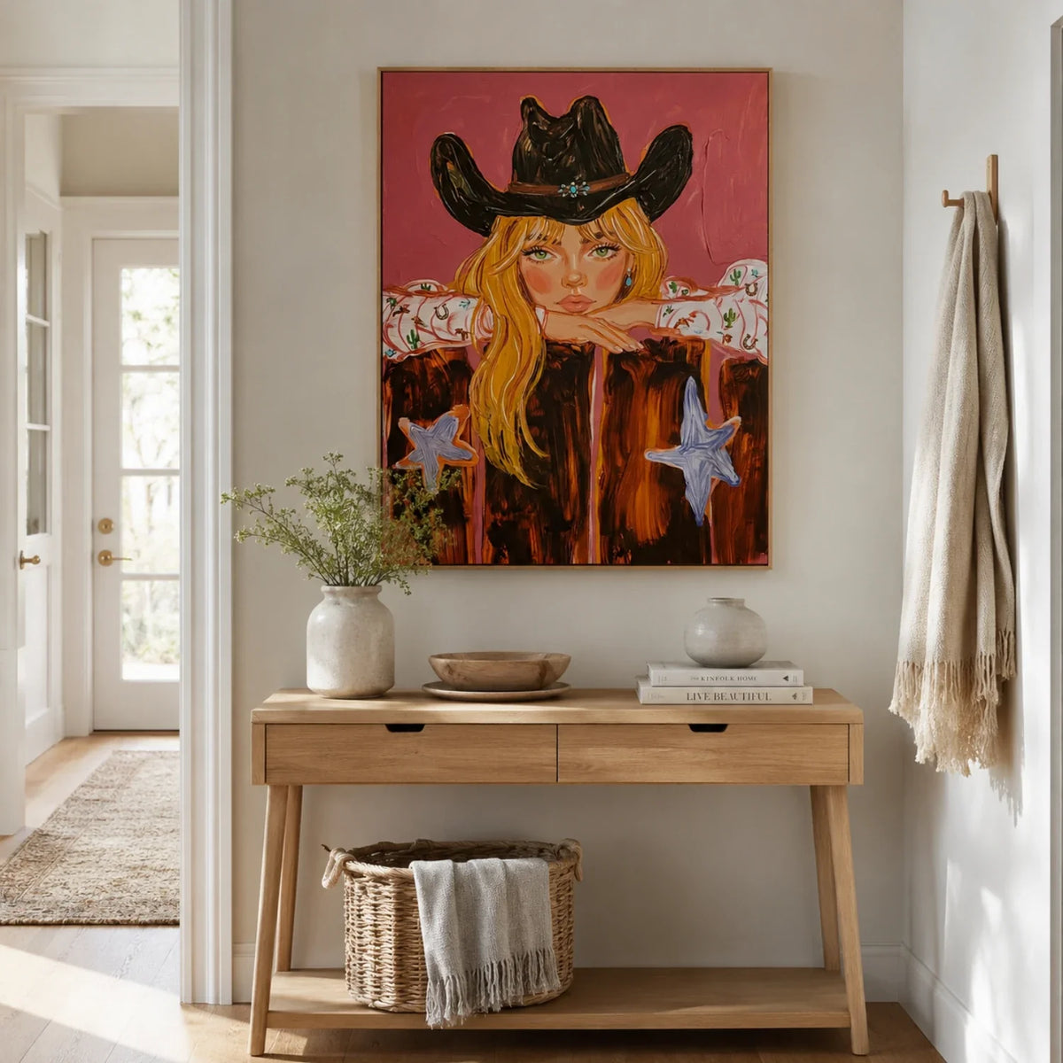 POP Art | Starry Cowgirl Portrait