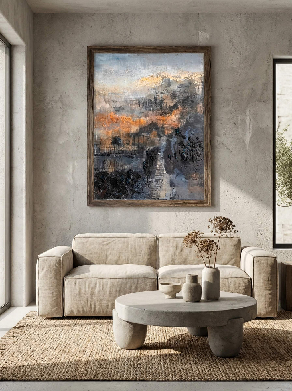 Impressionist Art | Misty Waterway Reflections
