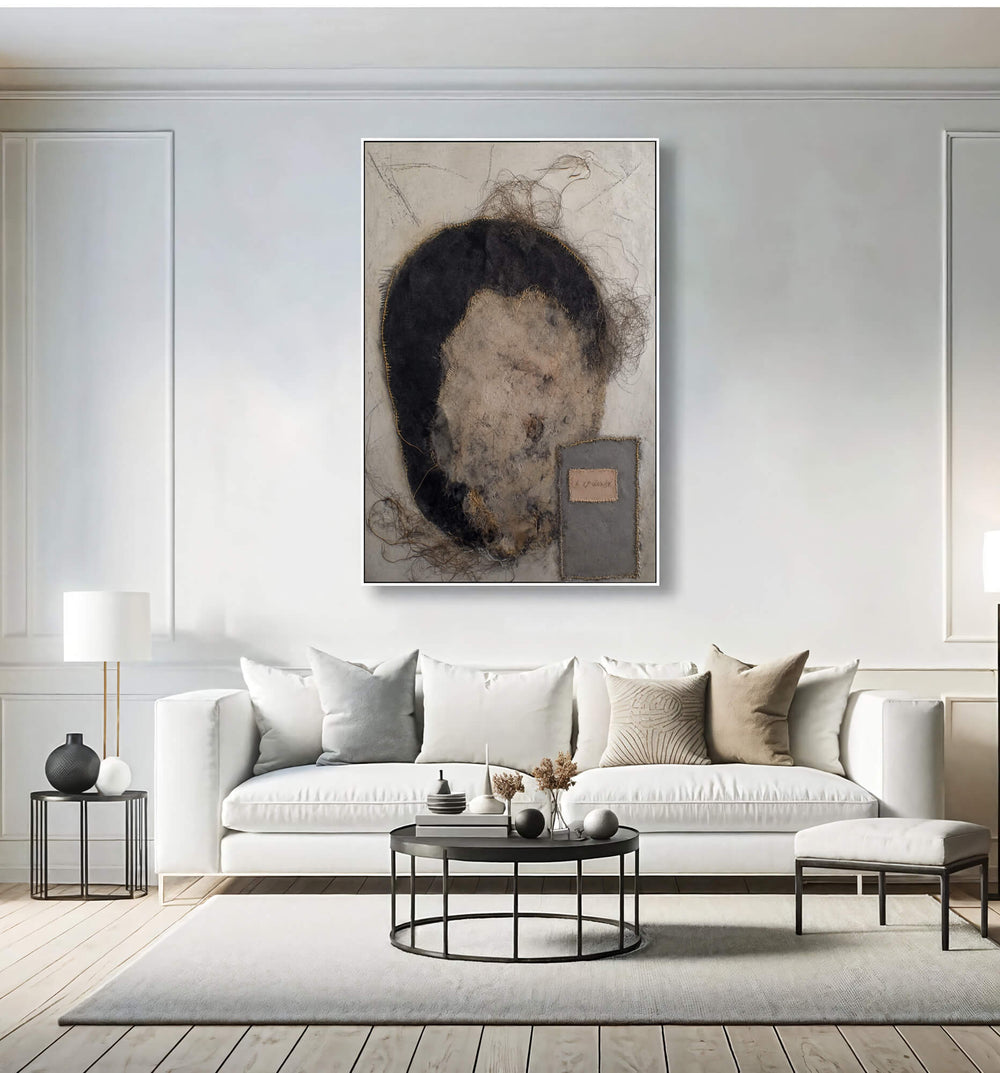 Wabi-Sabi Art | Frayed Fiber Portrait