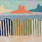 Vintage Americana Art | Where the Tide Remembers Us