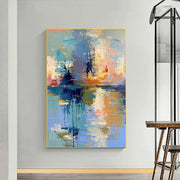 Impressionist Art | Harbor Light Reflections