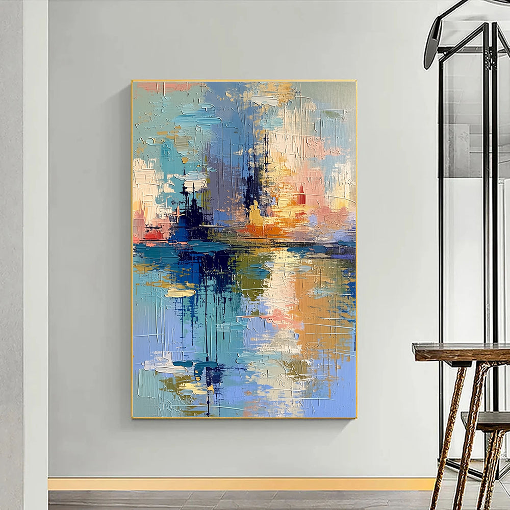 Impressionist Art | Harbor Light Reflections