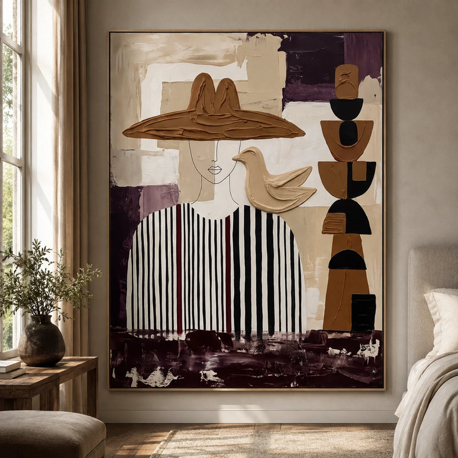 Vintage Americana Art | Layered Self