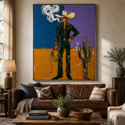 POP Art | Desert Smoke Cowboy
