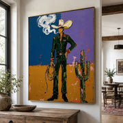 POP Art | Desert Smoke Cowboy