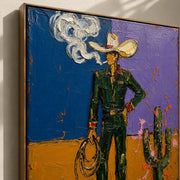 POP Art | Desert Smoke Cowboy