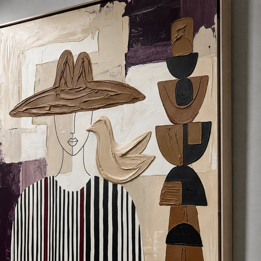 Vintage Americana Art | Layered Self