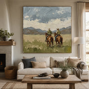 Vintage Americana Art | Beyond the Open Range