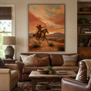 Vintage Americana Art | Where the Sun Follows the Arrow