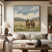 Vintage Americana Art | Beyond the Open Range