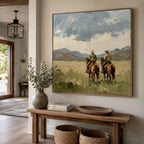 Vintage Americana Art | Beyond the Open Range