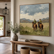 Vintage Americana Art | Beyond the Open Range