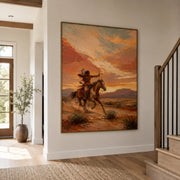 Vintage Americana Art | Where the Sun Follows the Arrow