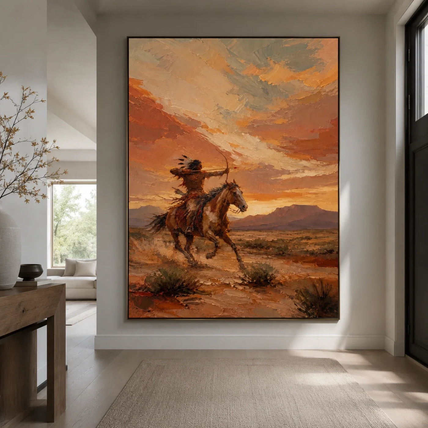 Vintage Americana Art | Where the Sun Follows the Arrow