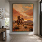 Vintage Americana Art | Where the Sun Follows the Arrow