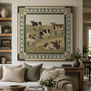 Vintage Americana Art | Pasture Herd Scene