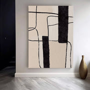 Abstract Art | Minimal Black Grid