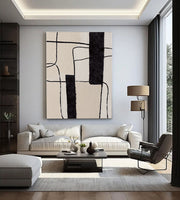 Abstract Art | Minimal Black Grid