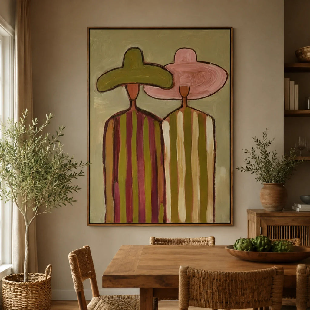 Vintage Americana Art | Harmony in Hue
