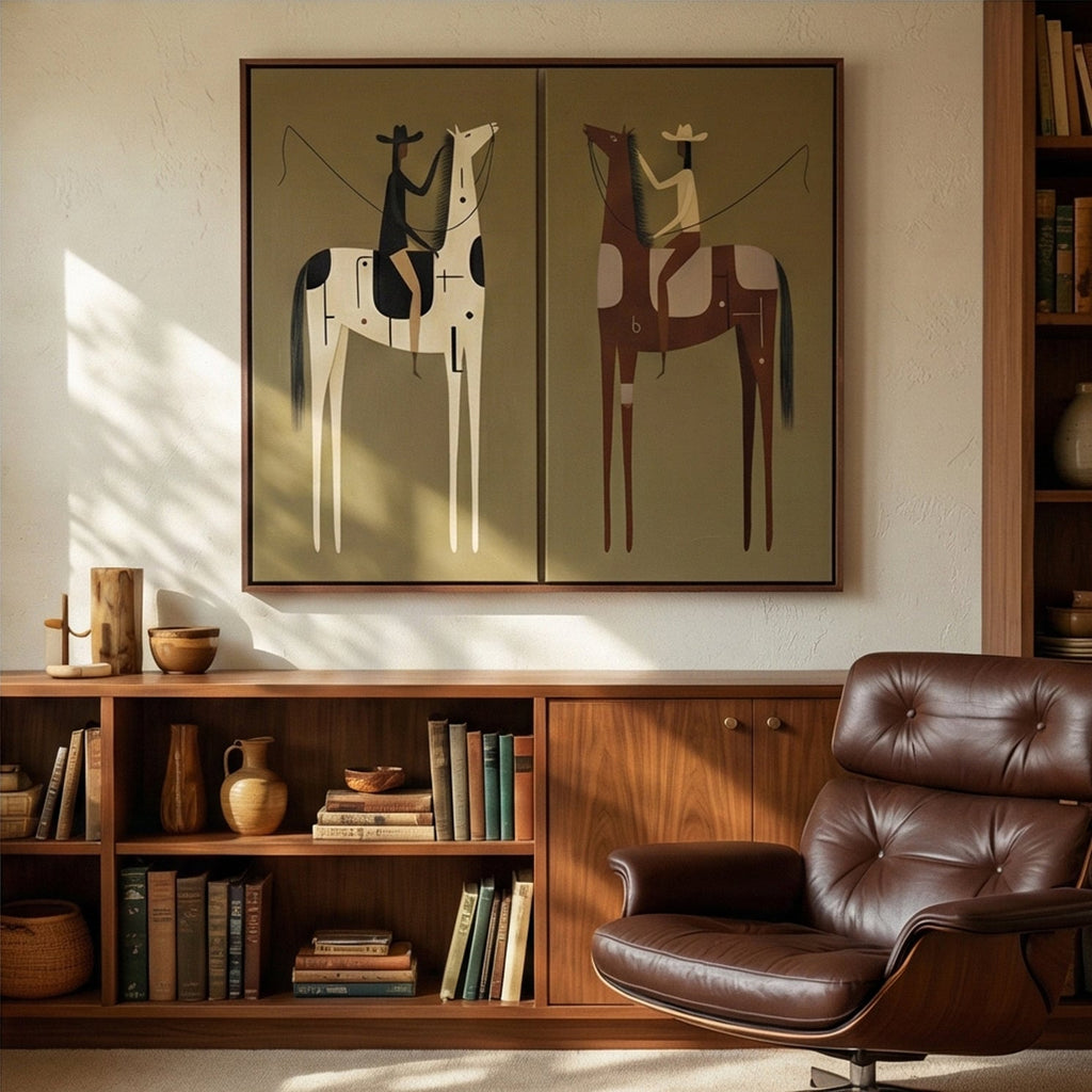 Vintage Americana Art | Pause on Path