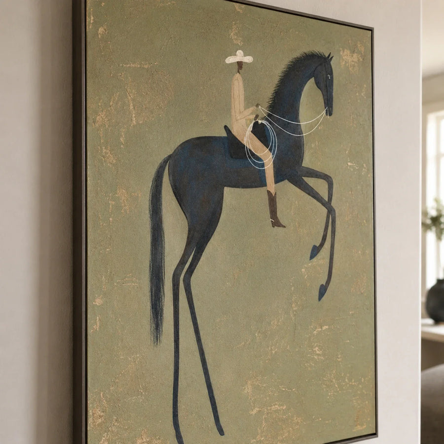 Vintage Americana Art | Midnight Poise