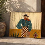 Vintage Americana Art | The Quiet Geometry of the Plains