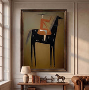 Vintage Americana Art | Equestrian Reverie