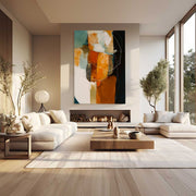 Abstract Art | Warm Terracotta Weave