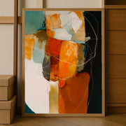 Abstract Art | Warm Terracotta Weave
