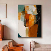Abstract Art | Warm Terracotta Weave