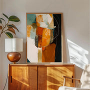 Abstract Art | Warm Terracotta Weave