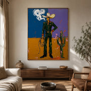 POP Art | Desert Smoke Cowboy