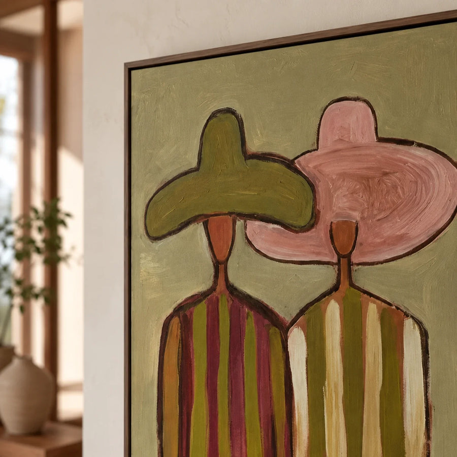 Vintage Americana Art | Harmony in Hue