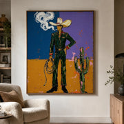 POP Art | Desert Smoke Cowboy