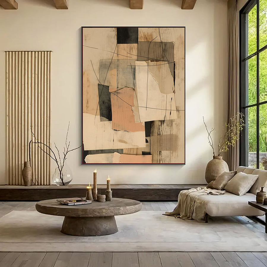 Abstract Art | Torn Paper Layers