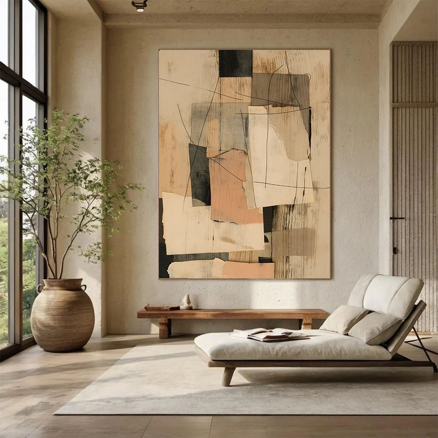 Abstract Art | Torn Paper Layers