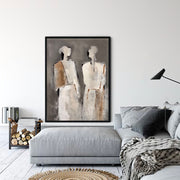 Abstract Art | Neutral Figure Pair