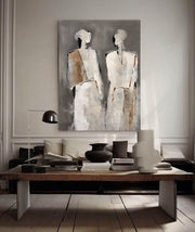 Abstract Art | Neutral Figure Pair