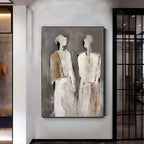 Abstract Art | Neutral Figure Pair