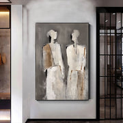 Abstract Art | Neutral Figure Pair