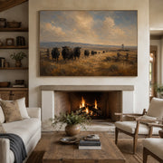 Vintage Americana Art | The Quiet Fields of Time