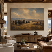 Vintage Americana Art | The Quiet Fields of Time
