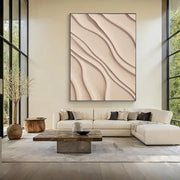 3D-Textured Art | Sand Wave Relief