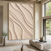 3D-Textured Art | Sand Wave Relief