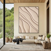 3D-Textured Art | Sand Wave Relief
